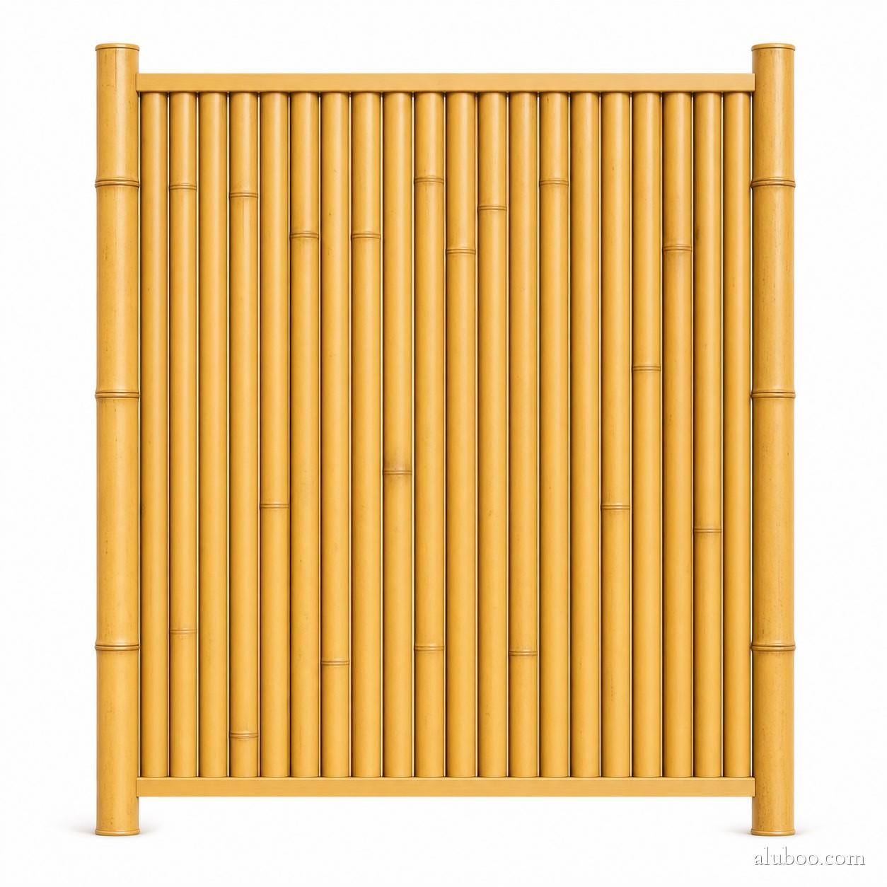 Onyx Modern Privacy in Yellow Bamboo