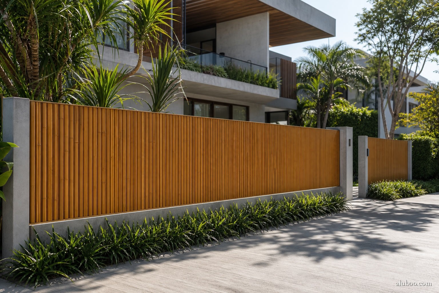 Java Privacy Screen installed at Bangkok modern house
