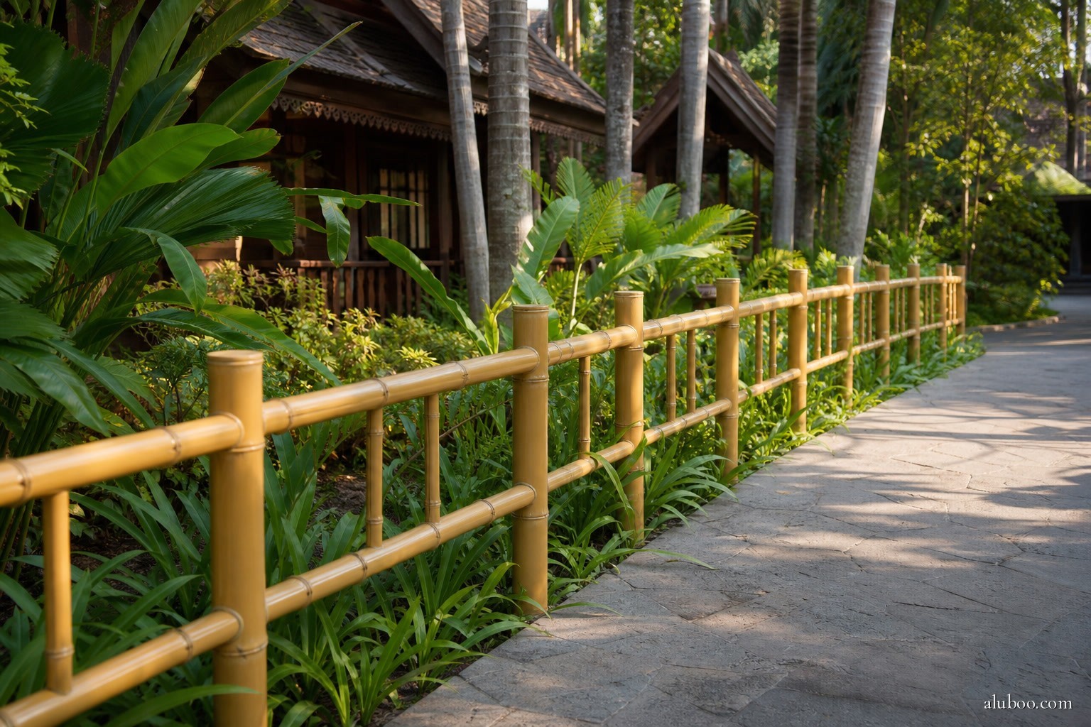 Kintsugi Curved Run installed at Chiang Mai boutique hotel